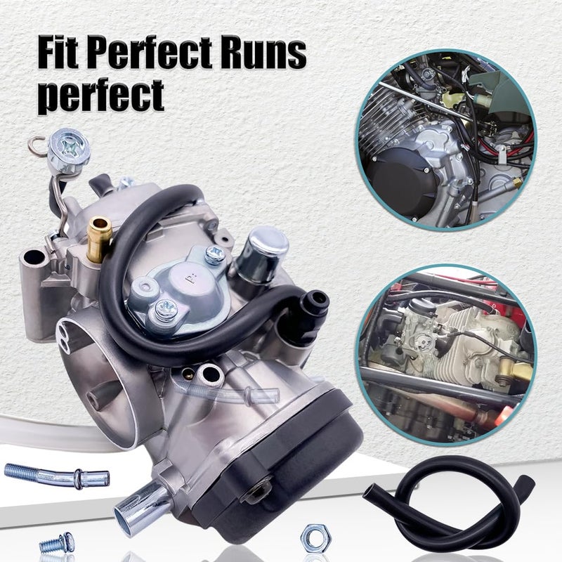 Aniro Moto YFM400 Carburetor Fits For Yamaha Grizzly 450 Carb YFM450 YFM 450 Big Bear 400 2X4 4X4 YFM400 with Fuel Tank Switch Valve Petcock - Image 5